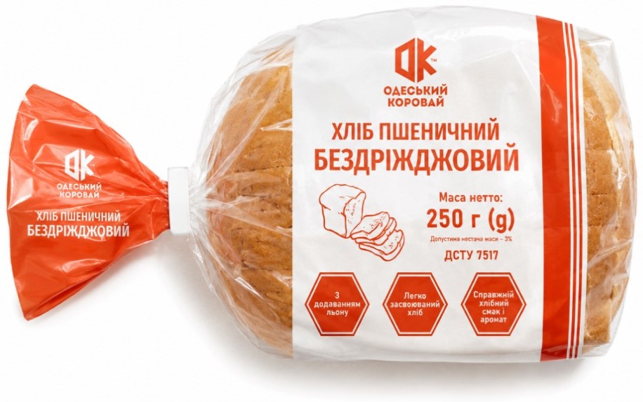 Хліб пшеничний бездріжджовий