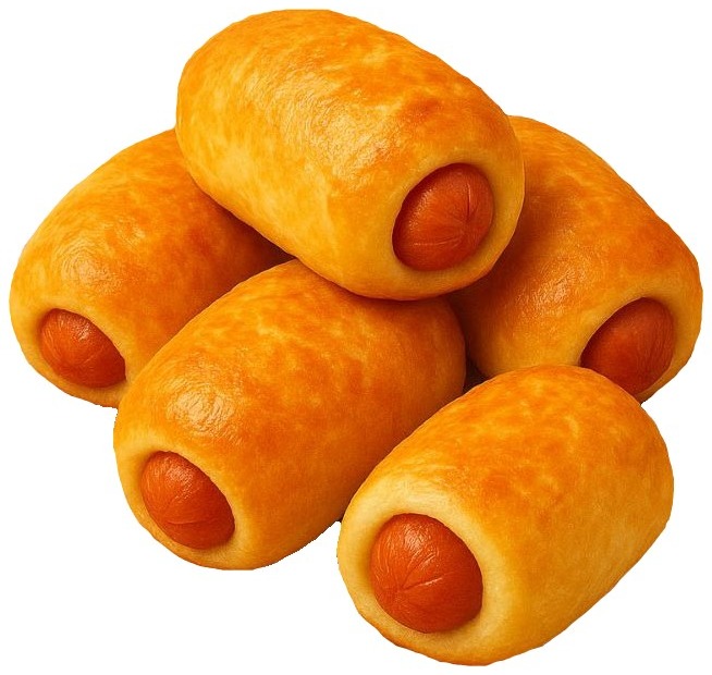 Міні Піні (міні сосиски в тісті)