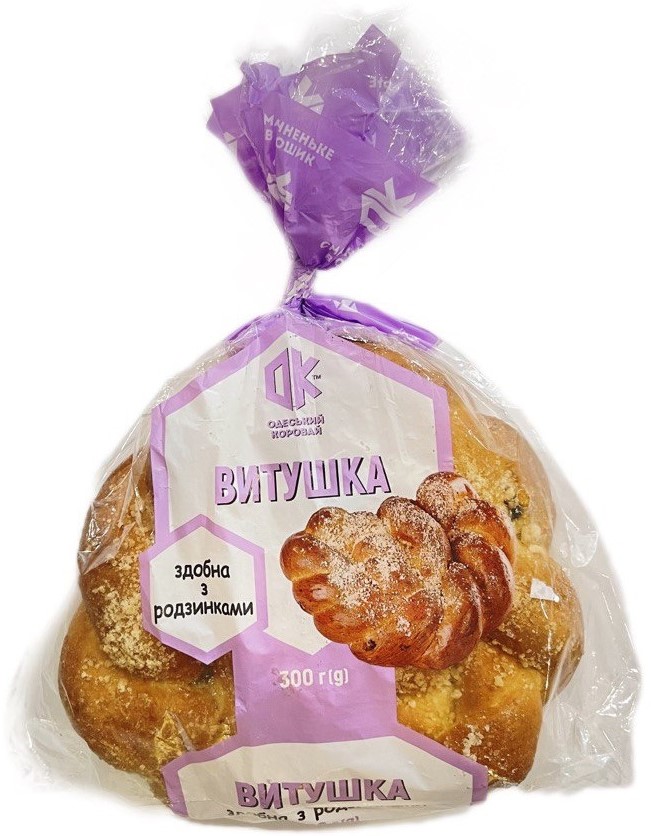 Витушка здобна з родзинками